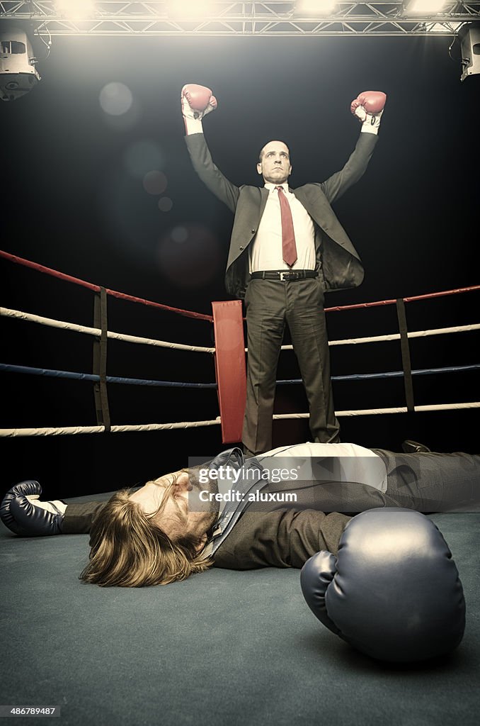 Businessman fight