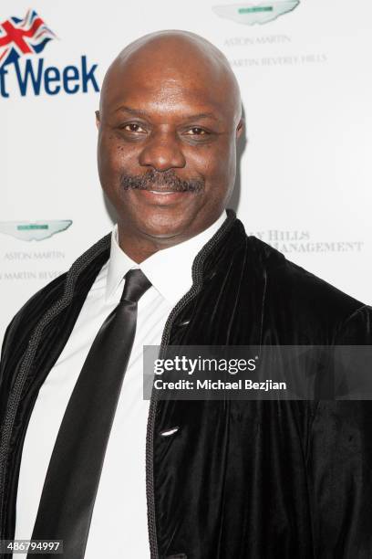 Robert Wisdom attends BritWeek's Evening Of Shakespeare, Music And Love at Moss Theatre at New Roads School on April 25, 2014 in Santa Monica,...