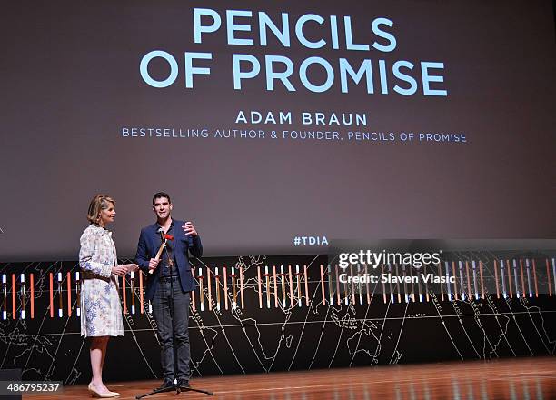 Founder/CEO of Pencils Of Promise Adam Braun attends The Disruptive Innovation Awards during the 2014 Tribeca Film Festivalat at NYU Skirball Center...