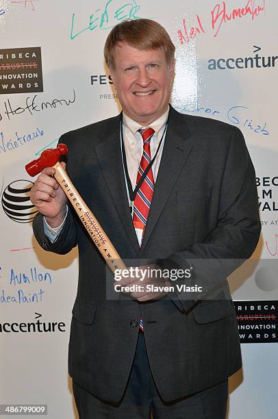 Rich Fitzgerald attends The Disruptive Innovation Awards during the 2014 Tribeca Film Festivalat at NYU Skirball Center on April 25, 2014 in New York...