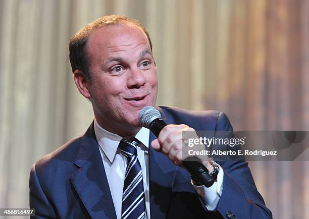 Comedian Tom Papa attend the Jonsson Cancer Center Foundation's 19th Annual "A Taste For A Cure" at The Regent Beverly Wilshire Hotel on April 25,...