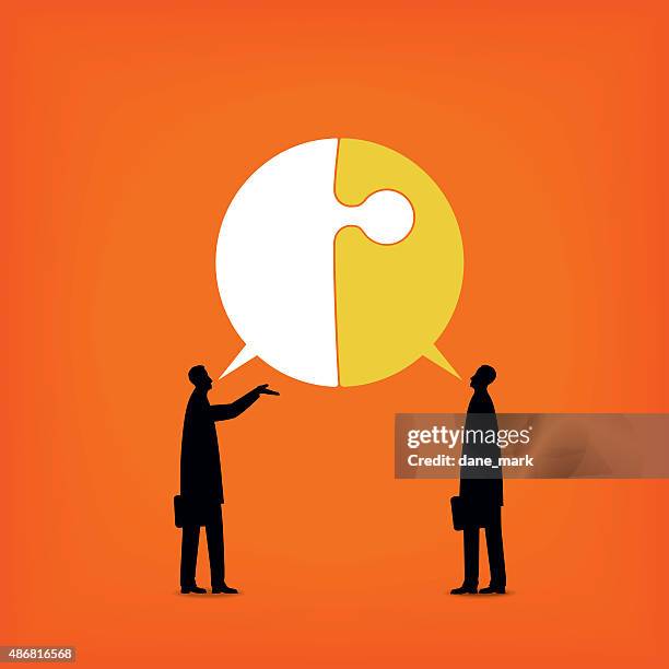 agree - man orange background stock illustrations