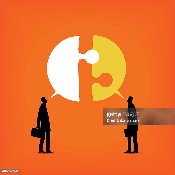 disagree - business conflict stock illustrations