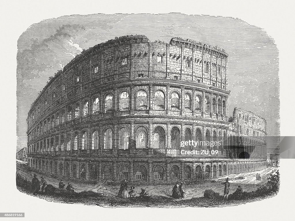 Colosseum in Rome, publicado en 1878