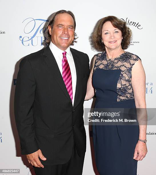 Steve Mosko, and Dr. Judy Gasson attend the Jonsson Cancer Center Foundation's 19th Annual "Taste for a Cure" at the Regent Beverly Wilshire Hotel on...