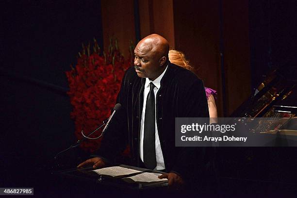 Robert Wisdom attends BritWeek's Evening Of Shakespeare, Music And Love on April 25, 2014 in Santa Monica, California.