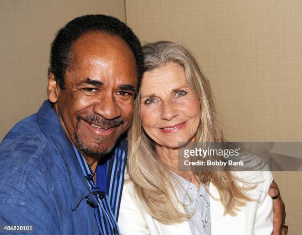 Tim Reid and Jan Smithers attends the 2014 Chiller Theatre Expo at the Sheraton Parsippany Hotel on April 25, 2014 in Parsippany, New Jersey.