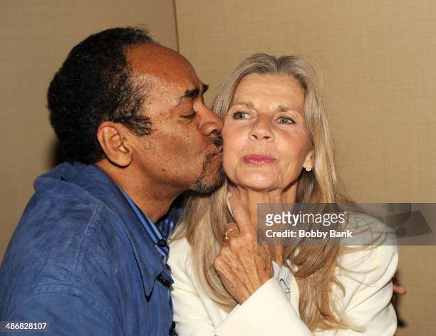 Tim Reid and Jan Smithers attends the 2014 Chiller Theatre Expo at the Sheraton Parsippany Hotel on April 25, 2014 in Parsippany, New Jersey.