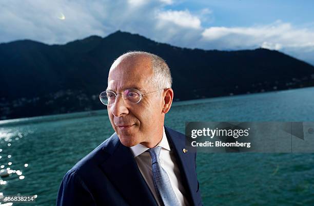 Francesco Starace, chief executive officer of Enel SpA poses for a photograph at the Ambrosetti Forum in Cernobbio, Italy, on Saturday, Sept. 5,...