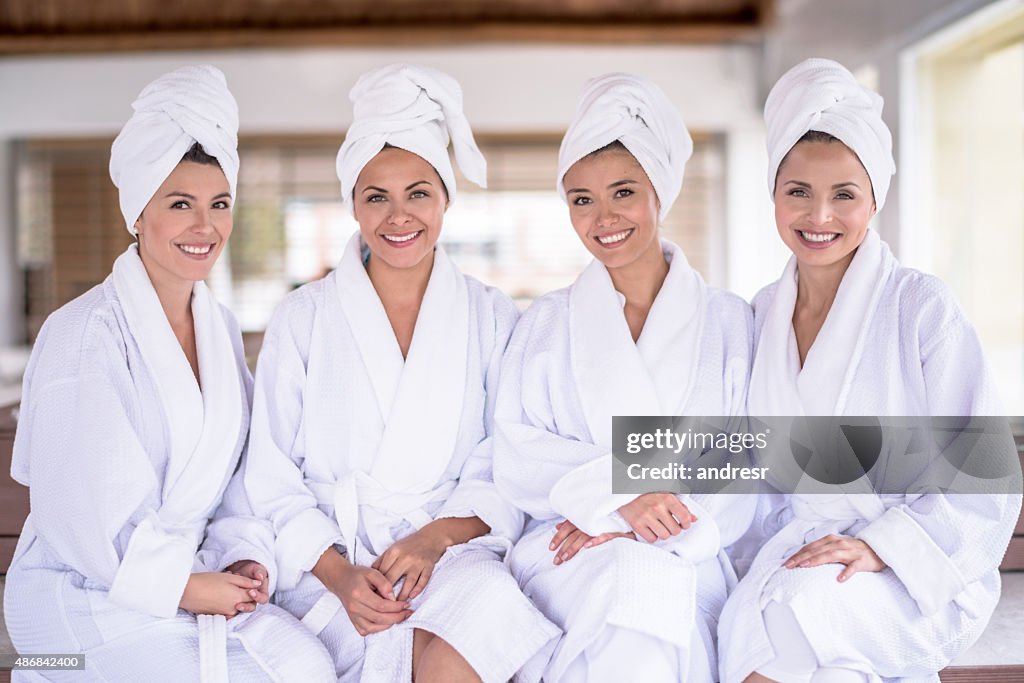 Mulheres no spa