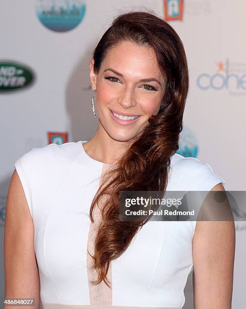 Actress Amanda Righetti attending L.A. Modernism Show & Sale Opening Night Party Benefiting P.S. ARTs at 3LABS on April 25, 2014 in Culver City,...