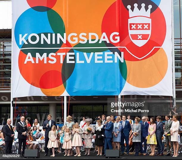 Princess Alexia, King Willem-Alexander, Queen Maxima, Princess Ariane, Princess Catharina-Amalia, Princess Beatrix, Prince Pieter Christiaan,...