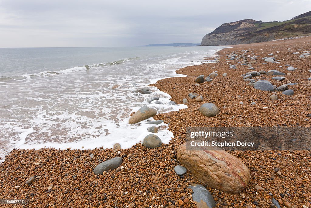 The Jurassic Coast - here at Seatown, Dorset UK