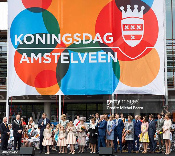 Princess Alexia, King Willem-Alexander, Queen Maxima, Princess Ariane, Princess Catharina-Amalia, Princess Beatrix, Prince Pieter Christiaan,...