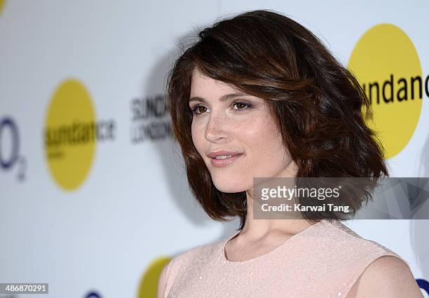 Gemma Arterton attends the premiere of "The Voices" at Sundance London held at Cineworld 02 Arena on April 26, 2014 in London, England.