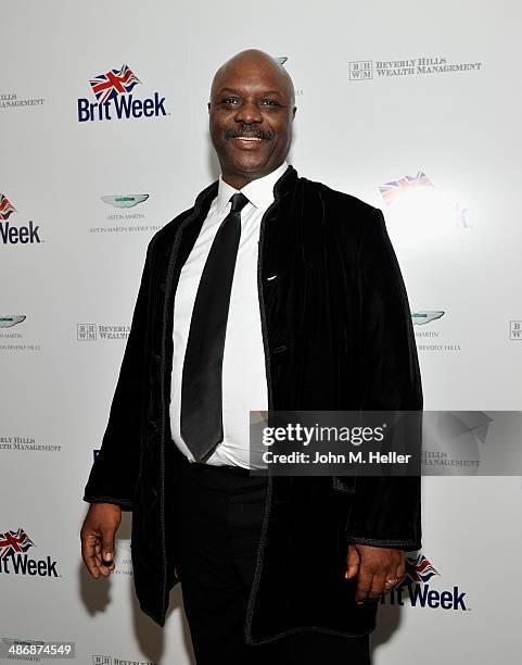 Actor Robert Wisdom attends Britweek's Evening Of Shakespeare, Music & Love at the Moss Theatre at the New Roads School on April 25, 2014 in Santa...