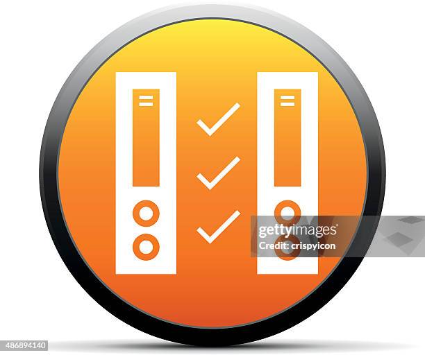 network server icon on a round button. - old computer graphics stock illustrations