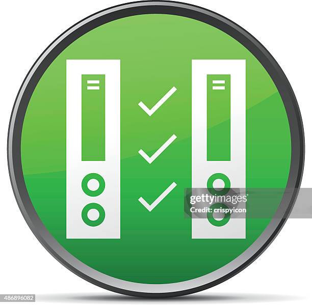 network server icon on a round button. - old computer stock illustrations