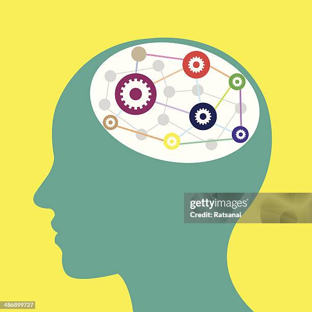 brain - memory loss stock illustrations