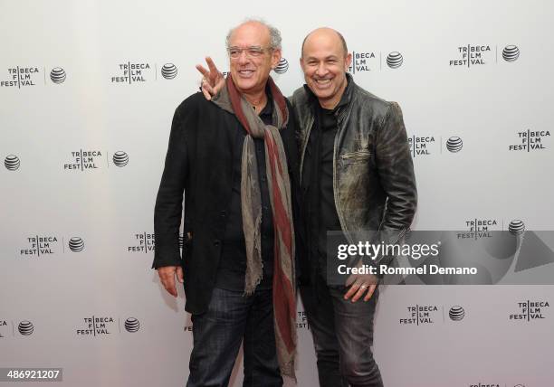 Producer Shep Gordon and designer John Varvatos attend Tribeca Talks: After The Movie: "Supermensch: The Legend Of Shep Gordon" during the 2014...