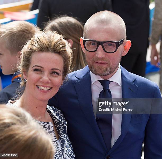 Princess Bernhard of The Netherlands and Princess Anette of The Netherlands attend King's Day celebrations on April 26, 2014 in Amstelveen,...