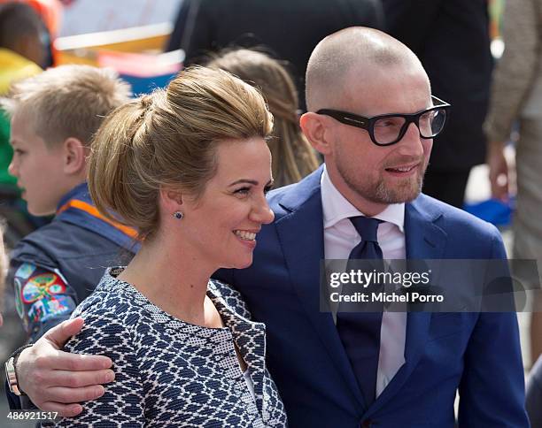 Princess Bernhard of The Netherlands and Princess Anette of The Netherlands attend King's Day celebrations on April 26, 2014 in Amstelveen,...