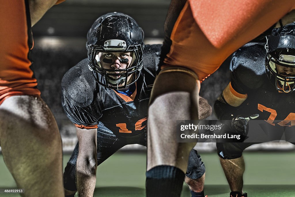 American football player opposite to opponents