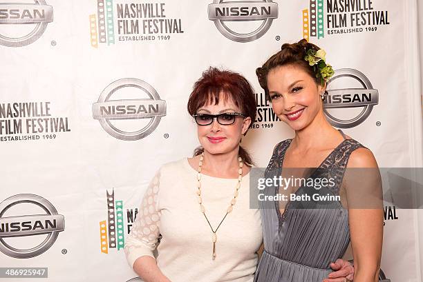 Naomi Judd and Ashley Judd attend the screening of the film "The Idenitical" on day 11 of the 2014 Nashville Film Festival at Regal Green Hills on...