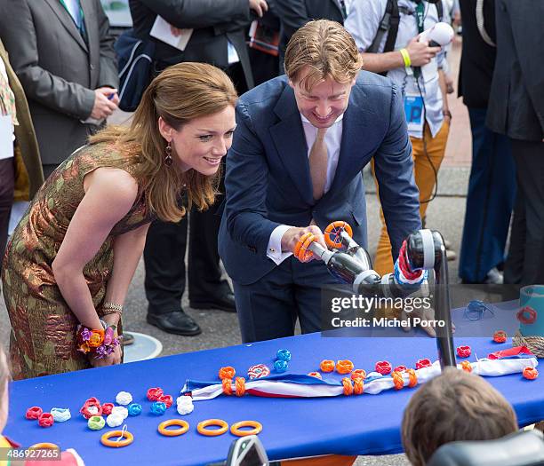 Princess Aimee of The Netherlands and Prince Floris of The Netherlands attend King's Day on April 26, 2014 in Amstelveen, Netherlands.