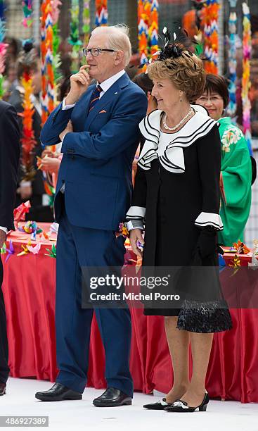 Pieter van Vollenhoven and Princess Margriet of The Netherlands attend King's Day on April 26, 2014 in Amstelveen, Netherlands.