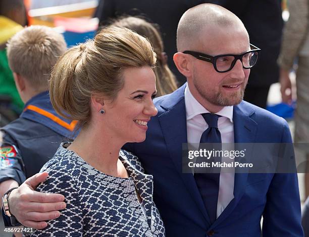 Princess Anette of The Netherlands and Prince Bernard of The Netherlands attend King's Day on April 26, 2014 in Amstelveen, Netherlands.