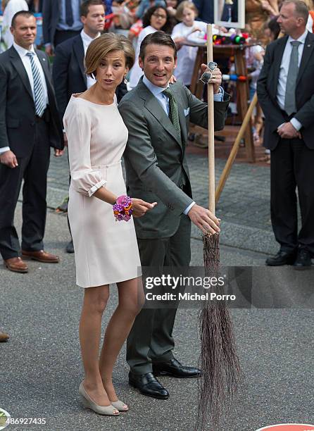 Prince Maurits of The Netherlands and Princess Marilene of The Netherlands attend King's Day on April 26, 2014 in Amstelveen, Netherlands.