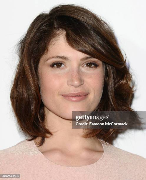 Gemma Arterton attends the premiere of "The Voices" at Sundance London at Cineworld 02 Arena on April 26, 2014 in London, England. She is wearing a...