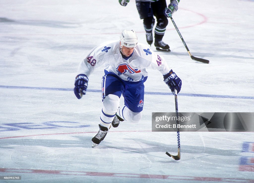 Hartford Whalers v Quebec Nordiques