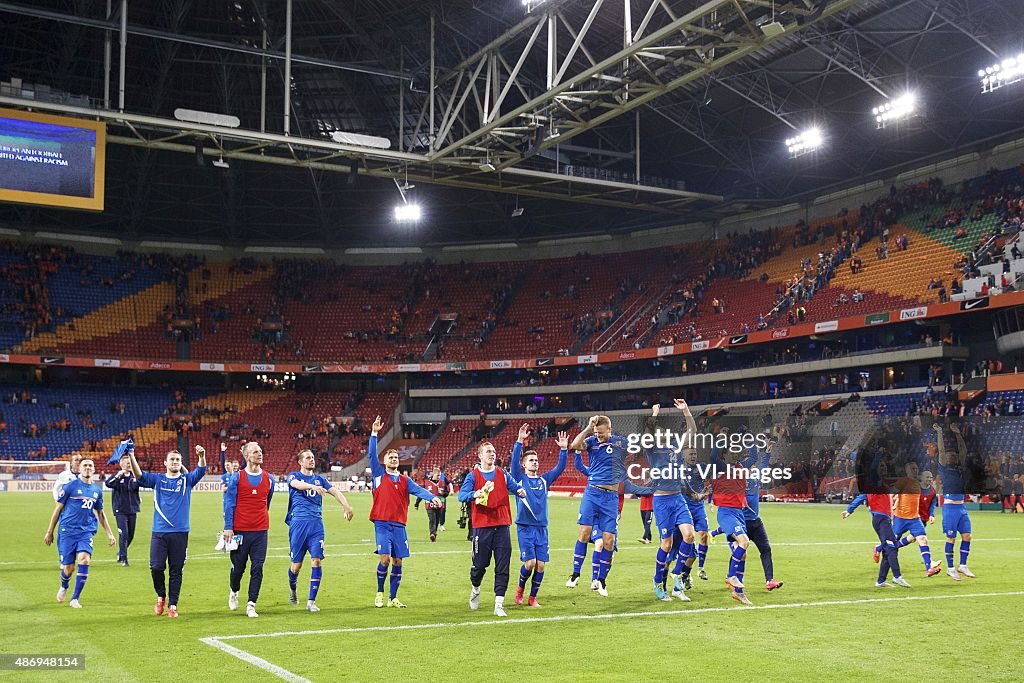 UEFA Euro 2016 qualifier - "Netherlands v Iceland"