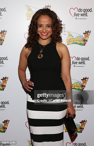 Judy Reyes attends the "La Golda" premiere at Lighthouse International Theater on April 26, 2014 in New York City.