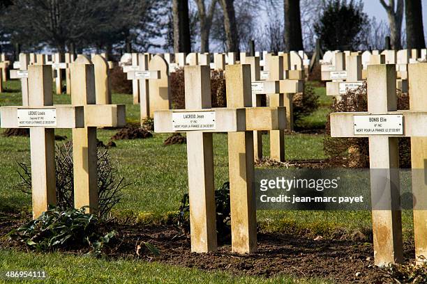 French military cimetery in Malmaison in France The chemin des dames is located between Soissons Laon and Reims.it is in this place took in april...