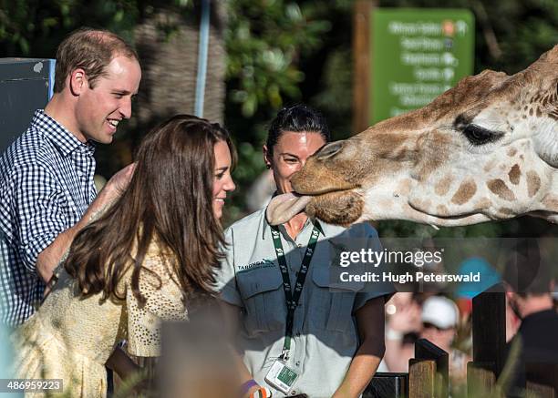 Prince William and Kate Middleton visited Sydney's Taronga Park Zoo on Easter Sunday 20th April 2014.