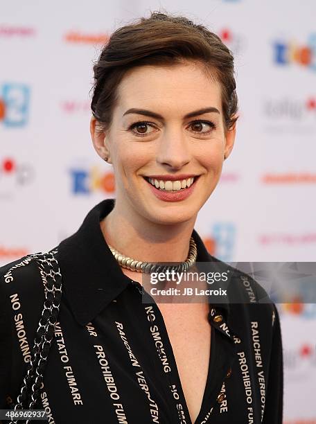 Anne Hathaway attends the Lollipop Theater Network Presents: A Night Under The Stars Hosted By Anne Hathaway on April 26, 2014 in Burbank, California.
