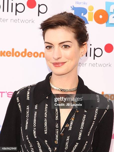 Anne Hathaway attends the Lollipop Theater Network Presents: A Night Under The Stars Hosted By Anne Hathaway on April 26, 2014 in Burbank, California.