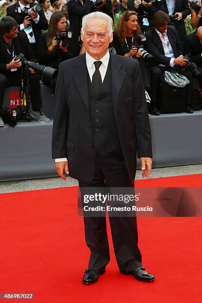 Giorgio Colangeli attends a premiere for 'The Wait' during the 72nd Venice Film Festival on September 5, 2015 in Venice, Italy.