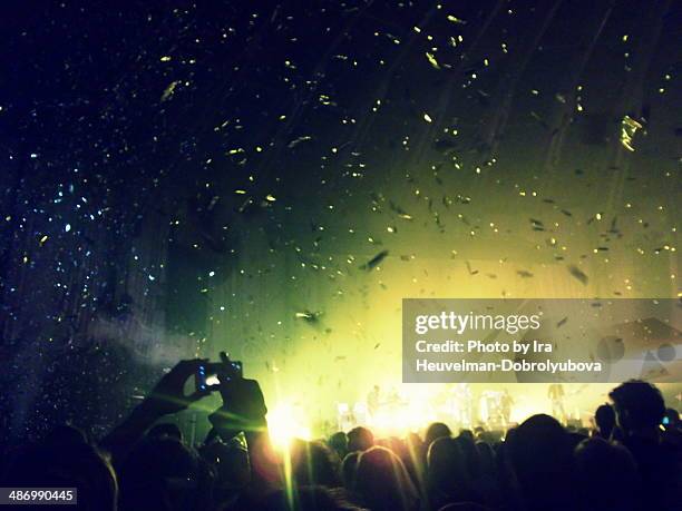 let's party! - concert crowd stock pictures, royalty-free photos & images