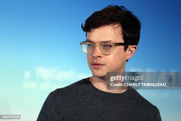 Actor Dane DeHaan poses during a photocall to present the movie "Life" on September 5, 2015 during the 41th Deauville US Film Festival, in the French...