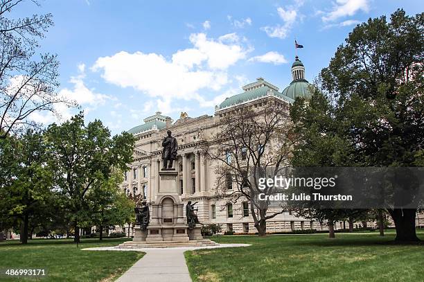 capitols - indiana state capitol building stock pictures, royalty-free photos & images