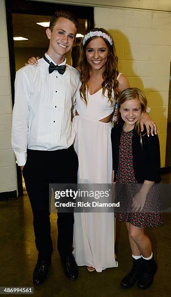 Wes Theriau, ABC's Nashville cast member Lennon Stella arrive together after attending Brentwood High School's Prom and attend with Nashville cast...