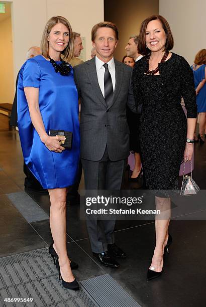 Colleen Bell, producer Bradley Bell and Ann Colgin attend LACMA's 2014 Collectors Committee Gala Dinner at LACMA on April 26, 2014 in Los Angeles,...