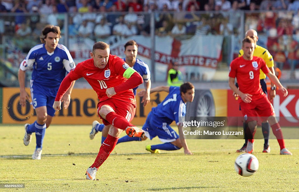 San Marino v England - UEFA EURO 2016 Qualifier
