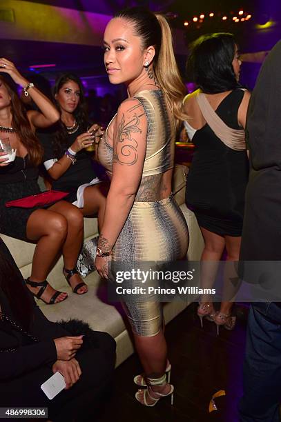 Sarah Vivan attends "Black Hollywood" at Prive on September 4, 2015 in Atlanta, United States.