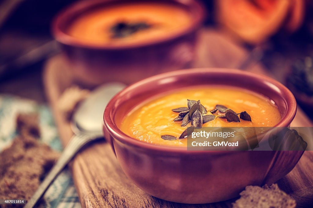 Homemade Pumpkin Soup for Autumn Days