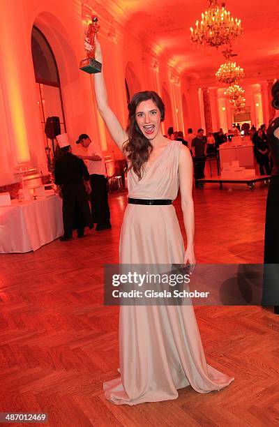 Miriam Stein attends the 25th Romy Award 2014 at Hofburg Vienna on April 26, 2014 in Vienna, Austria.